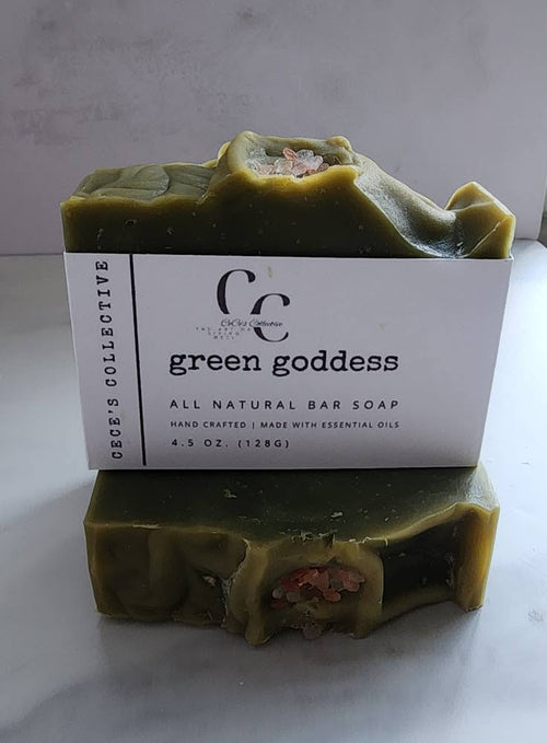 Green Goddess bar soap by Cece's Collective